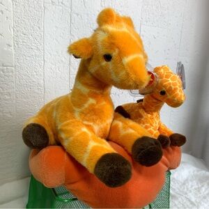 Vintage ❤️Ty Twigs Beanie Baby and Twigs Beanie Buddy SET / NWT 1995/98